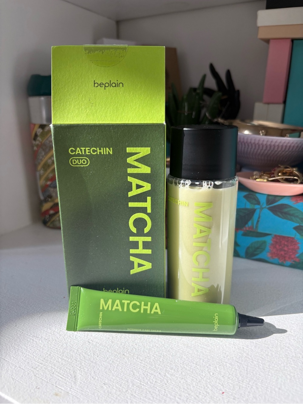 Beplain Matcha Catechin Brightening 2-Piece
Skincare Set